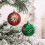 Christmas Bauble Set Red Green Gold 35 Pieces 7