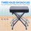 Pyle adjustable padded keyboard bench with 4 non-slip feet 4