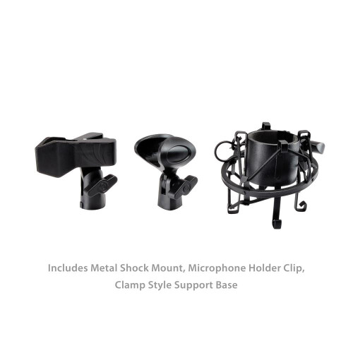 Pyle PMKSH04 scissor mic stand with adjustable arm and 1