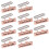 Metal clothing labels rectangle 10 pcs 8