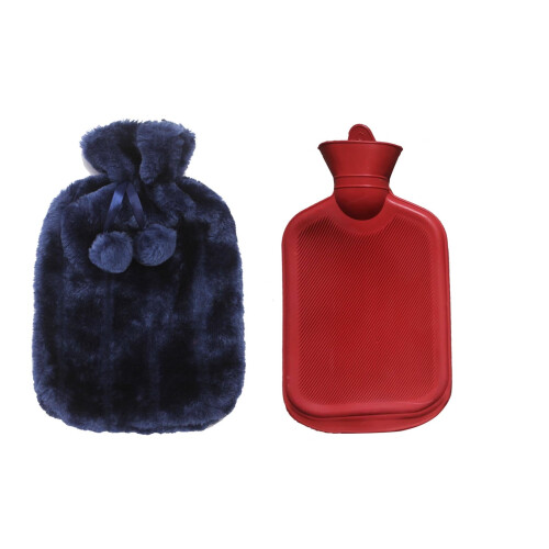 Hot Water Bottle 2L Plush Cloth Detachable Hand Warmer 2