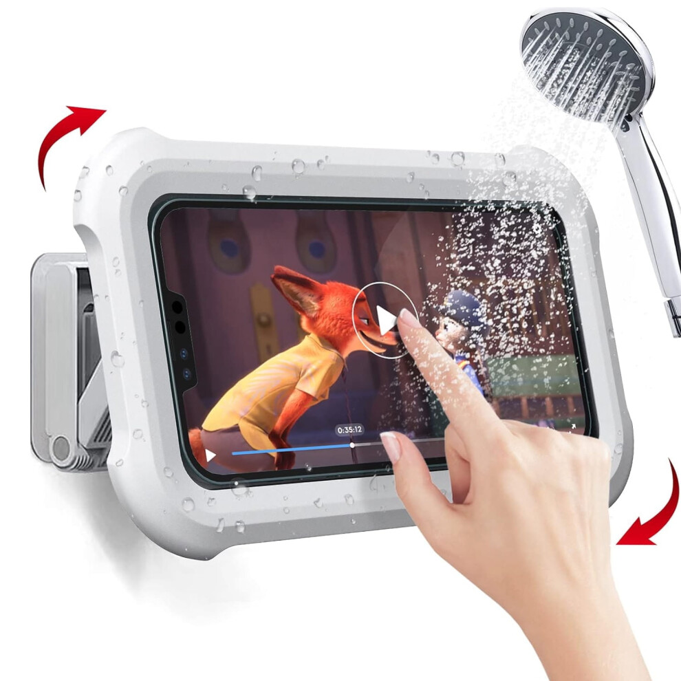 Shower Phone Holder With Waterproof Case 480 Rotation 9555307988137