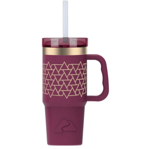 Ποτήρι Ozark Trail 18oz από ανοξείδωτο ατσάλι με μόνωση και λαβή, βιολετί ματζέντα 1
