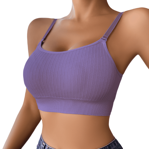 Seamless Comfort Sports Bra Breathable Adjustable Support