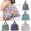 Sacs de courses pliables et réutilisables, grand format, en nylon indéchirable (lot de 6). 1