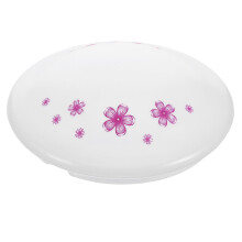 Abat-jour rond en plastique Ă motif fleurs de cerisier pour plafonnier, 30 cm (12 pouces)