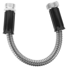 Rallonge de tuyau d'arrosage en acier inoxydable de 30 cm (1 pied).