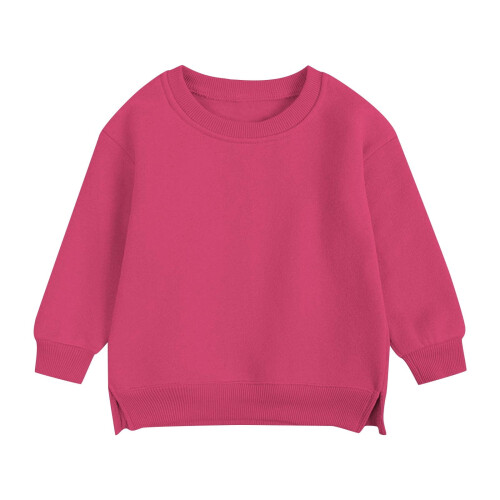 Kinderpullover mit Rundhalsausschnitt, einfarbig