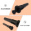 PATKAW Sopransaksofon-displayholder B-tangent saksofon-displayholder Sammenleggbart saksofonstativ 4