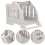 Sticker Roll Dispenser White for Desktop Printers 1