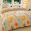 Drap-housse en microfibre à imprimé floral Queen 1