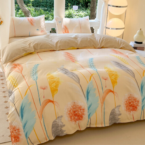 Drap-housse en microfibre à imprimé floral Queen