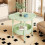 Mini bedside table plastic modern 1 piece 7