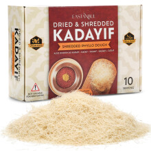 Eastanbul Kataifi Shredded Fillo Dough, Dried Chopped Kadayif, Katafi, 500g