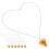 Σετ Κολιέ Φιλίας Orange7Pieces 1