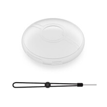 Husă de protecție GO Plus2023 din silicon transparent cu curea de mână