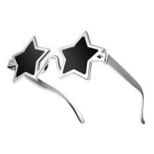 Pentagram solglasögon för barn silverfärgade kostymtillbehör