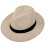 Men's linen top hat with flat edge for sun protection 1