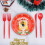 Santa Christmas Paper Plates 9 inch Multicolor 16 Pack 6