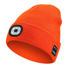 Bluetooth čiapka s LED svetlami, reproduktormi, mikrofónom, USB
