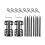 Bicycle Front Fork Cargo Cage with Water Bottle Mount 2-Pack 1