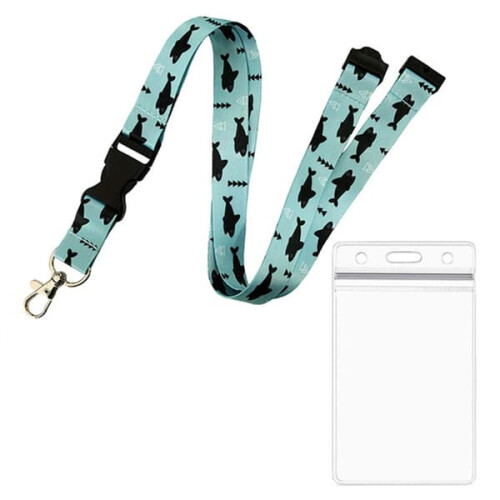 Cordón elegante y práctico con bolsillo de plástico N. 5 2