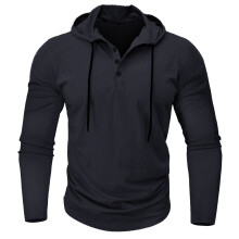 Miesten huppari, rento pyöreä kaula-aukkoinen pitkähihainen collegepaita, S-3XL