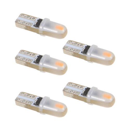 T5LED-lampor för bilbelysning, 5 st