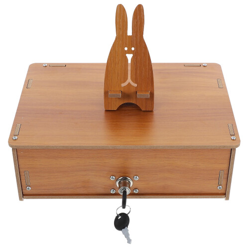 Support d'écran en bois pour ordinateur de bureau (1 pièce)