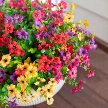 Kunstige blomster til udendørs brug8 bundter