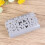 Γκρι θήκη σφουγγαριού PP με βεντούζα 7,5x4,5x2,5 ίντσες 1