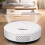 Oplaadbare robotstofzuiger, dweilrobot, 3-in-1, wit 1
