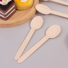 Wooden Spoon for Craft Painting Beige Synthetic 20 Pieces