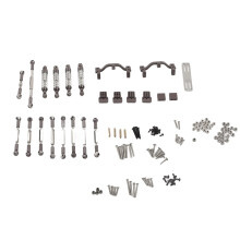 Aluminium schokdemper- en trekstangset voor RC-auto's C24