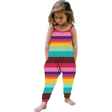 Girls floral sleeveless romper jumpsuit 2T
