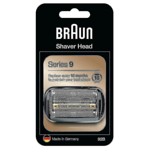 Udskiftningsbarberbladspatron i sort til Braun 92B Series 9shavers 2