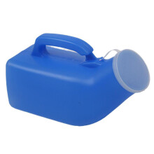 Male Urinal Bottle Spill-Proof 2000ml with Lid 2 Pack