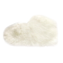 Tapis en fausse peau de mouton moelleux et lavable 30 x 40 cm