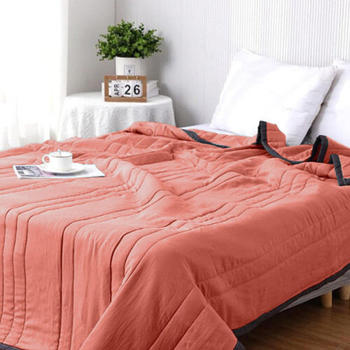 Κουβέρτα Queen Size Summer Quilt με Λεπτή Κλιματιζόμενη Κουβέρτα