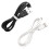 Cablu de încărcare Micro USB 2A încărcare rapidă negru alb 1