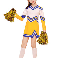 Cheerleader-outfitset för tjejer för framträdanden och fest