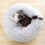 Cat and Dog Bed Gray Sleeping Place 5
