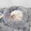 Cat and Dog Bed Gray Sleeping Place 3