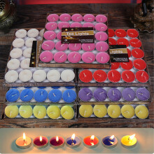 Bougies chauffe-plat flottantes Wzzjkit, bougies à la paraffine, 50 pièces