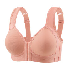 Bügellose, weiche Damen-BHs mit Knopfleiste vorne, Größen M–3XL