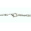 Necklace silver plated 40 cm 3