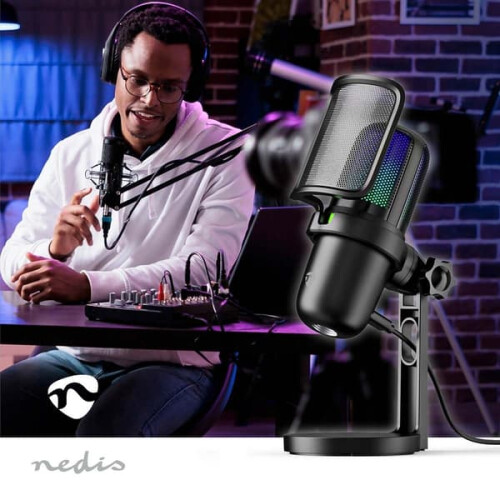 Nedis Streaming Gaming Microphone USB-A with On/Off Button 2