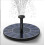 Solar Water Fountain Black 18 cm 5