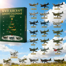 Calendrier de l'Avent 2025 sur le thème des avions de la Seconde Guerre mondiale : 24 mini-avions de guerre