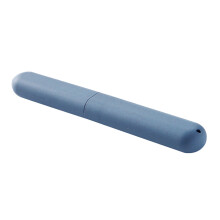 Tandenborstel opbergdoos, draagbaar, voor op reis of tijdens het kamperen, blauw